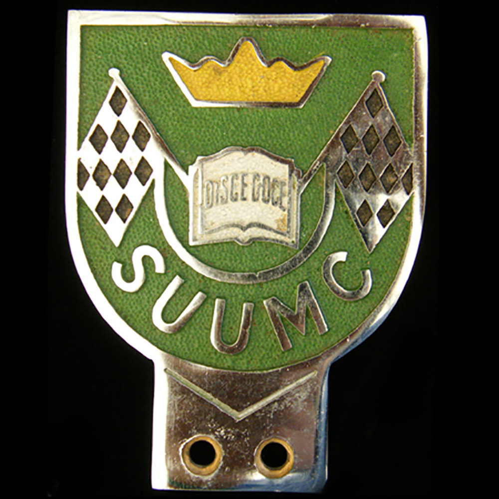 Sheffield University Union Motor Club car badge